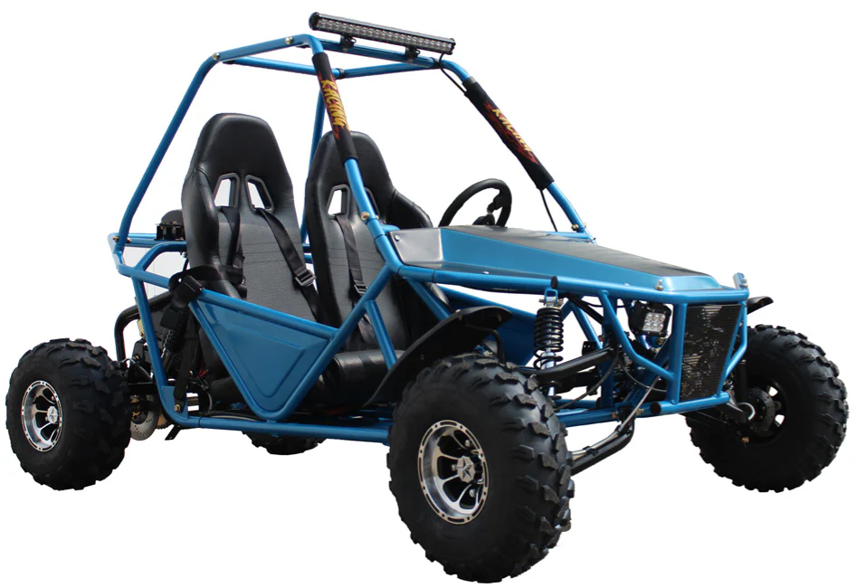 Batman 200 DLX Buggy Go Kart, Electric Start, Automatic with Reverse, 10-inch Alloy Wheels - Image 3