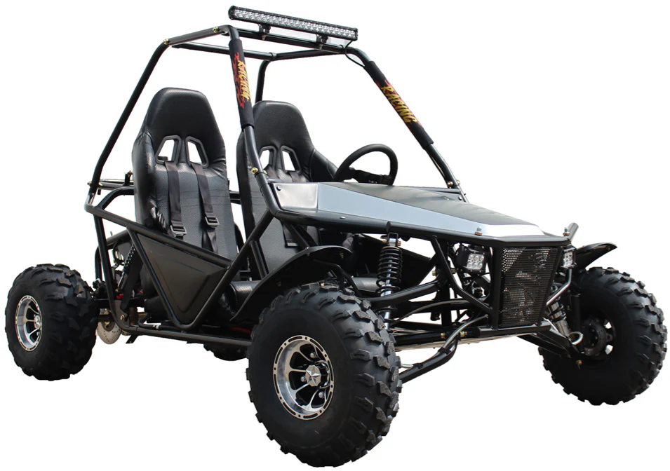 Batman 200 DLX Buggy Go Kart, Electric Start, Automatic with Reverse, 10-inch Alloy Wheels