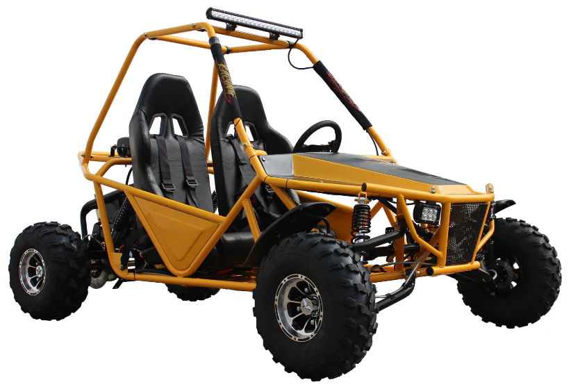 Batman 200 DLX Buggy Go Kart, Electric Start, Automatic with Reverse, 10-inch Alloy Wheels - Image 2