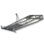 KART FRAME WITH STEERING HOOP