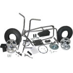 MINIBIKE KIT WITH 8″ ALUMINUM TRI-STAR WHEELS